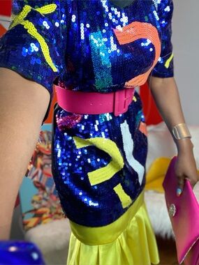 Colorful Sequin Top